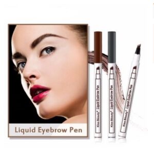 Waterproof 4-Claw Eyebrow Tattoo Pen – Natural Fork Tip Brow Tint Pencil for Long-Lasting Definition