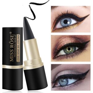 Waterproof Black Liquid Eyeliner Pen – Smudge-Proof Gel Pencil for Precise Eye Makeup & Long-Lasting Definition