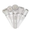 5-in-1 Electric Facial & Body Massager – Portable Skin Care Scrubber with Latex Brush for Deep Cleaning & Relaxation