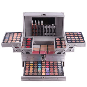 Pro Makeup Artist Kit – Multifunctional Eyeshadow Palette & Full Face Cosmetic Set