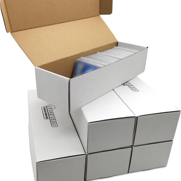 6-Pack Cardboard Storage Box with Dividers