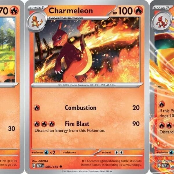 Charizard ex – 066/165 – Pokémon 151 – Evolution Set