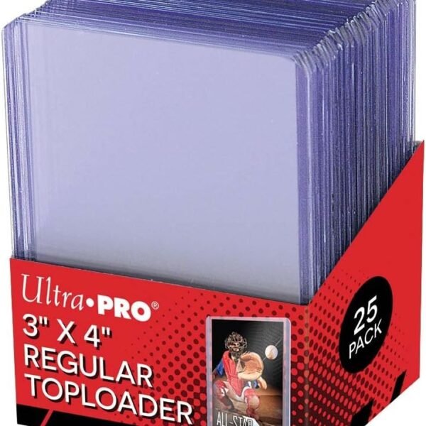 Ultra Pro 3"x4" Toploaders – 25 Pack