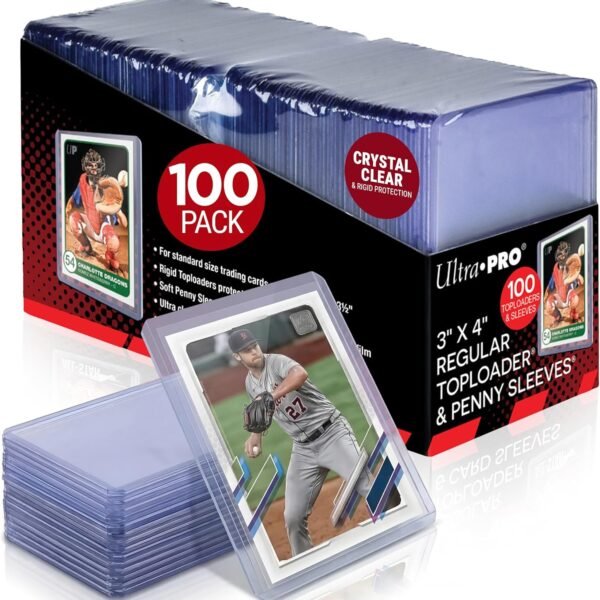 Ultra Pro Toploader & Sleeve Bundle – 100 Pack